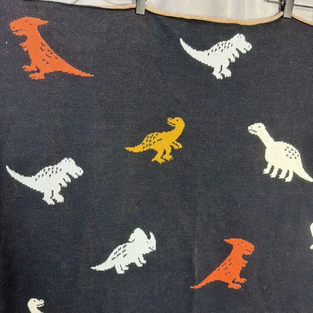 Oeko-Tex Toddler Super Soft Cozy Comfort Blanket Dinosaurs Design 32 X 38 In